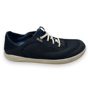 Olukai Moku Pae Men’s Boat Shoes Men’s US 9.5 Blue Lace Up Sneakers Quick Drying